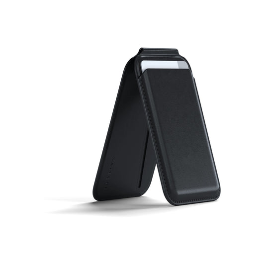 Magnetický stojánek s peněženkou pro iPhone Satechi - černý - iSTYLE CZ
