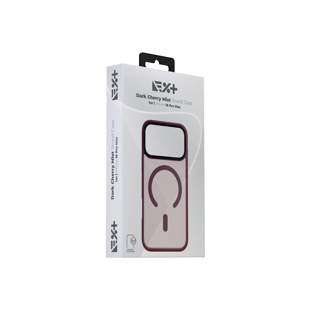 Kryt pro iPhone 18 Pro Max NOA Mist Shield s MagSafe (EKO balení) - tmavě višňový
