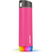 Inteligentní nerezová láhev s brčkem HidrateSpark Steel 620 ml - růžová
