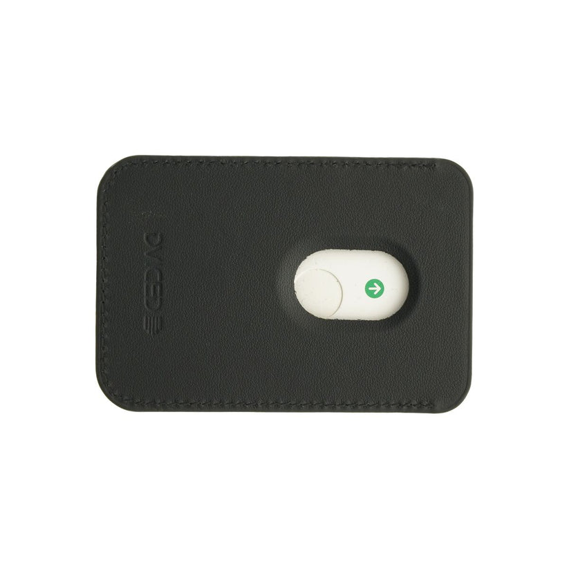 Kožená MagSafe peněženka Dviced s podstavcem – černá - iSTYLE CZ