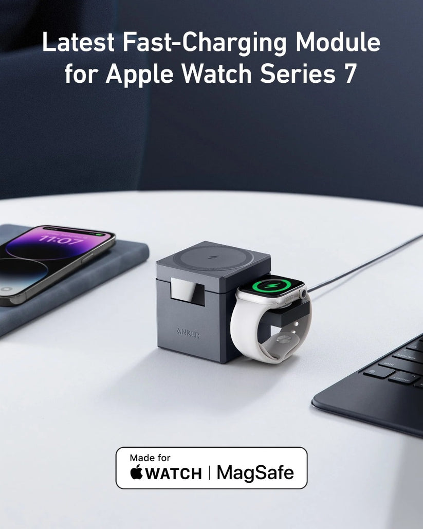 MagSafe bezdrátová nabíječka Anker 3in1 Cube MagGo - iSTYLE CZ