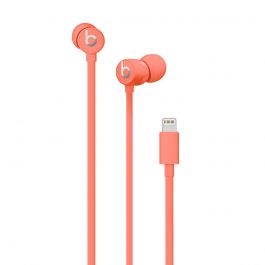 Sluchátka do uší Beats urBeats3 Lightning korálová