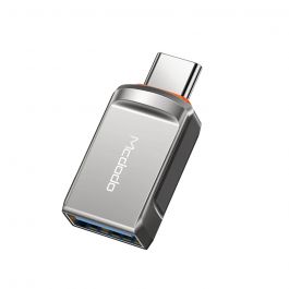 Redukce USB-A 3.0 na USB-C Mcdodo - stříbrná