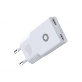 30W adaptér Mobile Origin GaN Slim Charger MO18 - bílý