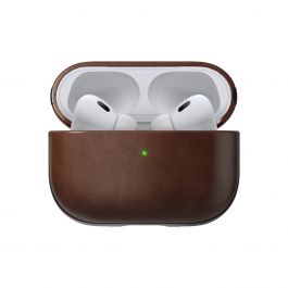 Obal pro AirPods Pro 2. gen Nomad Leather case - hnědé