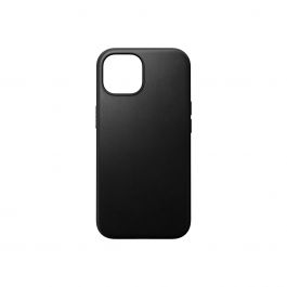 Kožený kryt pro iPhone 15 Nomad Modern - černý