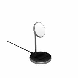 Epico 2v1 bezdrátová magnetická nabíječka (MagSafe) - černá