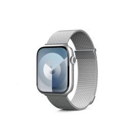 Milánský řemínek Epico pro Apple Watch 38/40/41 mm - stříbrný