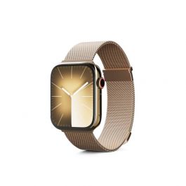 Milánský řemínek Epico pro Apple Watch 42/44/45/49 mm - zlatý