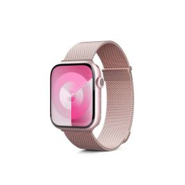 Milánský řemínek Epico pro Apple Watch 42/44/45/49 mm - růžově zlatý