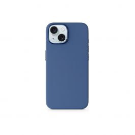 Kožený kryt pro iPhone 15 Epico Mag+ - modrý