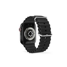 Řemínek pro Apple Watch 42/44/45/49 mm Epico Watch Strap Ocean - černý