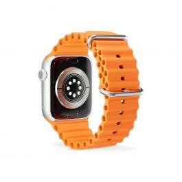 Řemínek pro Apple Watch 38/40/41 mm Epico Watch Strap Ocean - oranžový