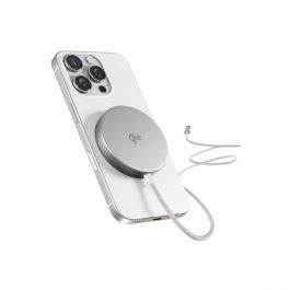 MagSafe nabíječka Epico UltraBase Qi2 Mag+ Charging Pad EO50 - stříbrná