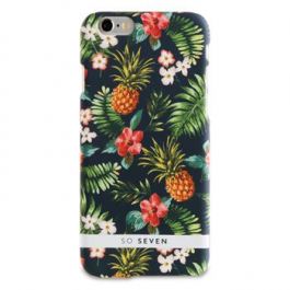 So Seven Rubber Jungle Pattern Ananas kryt pro iPhone SE / 7 / 8