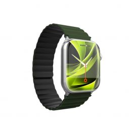 Řemínek pro Apple Watch 42/44/45/49 mm Mobile Magnetic Strap II - zelený/černý