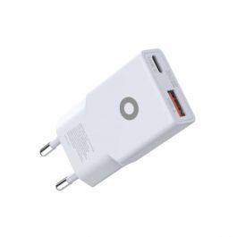 30W adaptér Mobile Origin GaN Slim Charger MO16 - bílý