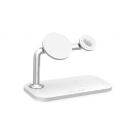 Bezdrátová nabíječka Mobile Origin 3in1 Wireless Charger - bílá