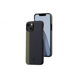 Kryt na iPhone 14 Plus Pitaka Fusion Weaving MagEZ Case 3 - vícebarevný