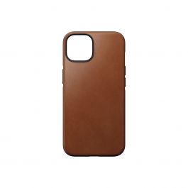 Kožený kryt na iPhone 14 Nomad Modern Leather MagSafe Case - hnědý