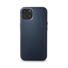 Kožený MagSafe kryt na iPhone 13 mini Decoded BackCover - modrý
