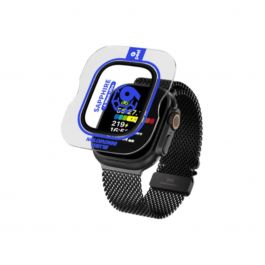 Ochranné sklo pro Apple Watch Ultra Blueo Sapphire & Titanium - černé