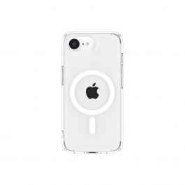 MagSafe kryt pro iPhone 16e Spigen Crystal Hybrid - průhledný