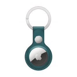 Apple kožená klíčenka na AirTag - zelená