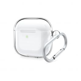 Závěsné pouzdro pro AirPods 4 Elago Hybrid Hang Case - průhledné