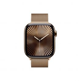 Apple Watch 38/40/41/42mm zlatý milánský tah – M/L