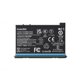 2290mAh baterie pro kameru Insta360 X4