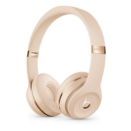 Bezdrátová sluchátka Beats Solo3 Wireless matně zlatá
