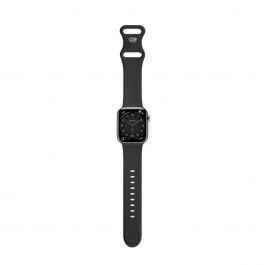 Silikonový řemínek Epico pro Apple Watch 42/44/45/49mm - černý