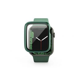 Ochranné sklo na displej Apple Watch Epico Glass Case (45 mm) - zelené