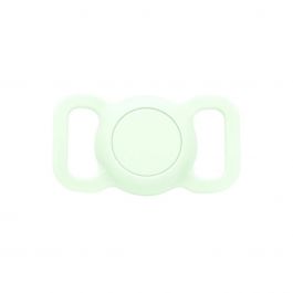 Obojek pro mazlíčky s držákem na AirTag Mobile Origin - svítící zelená