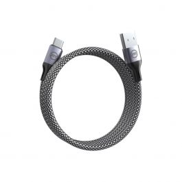 Magnetický kabel USB-A na USB-C Mobile Origin 1m - černý