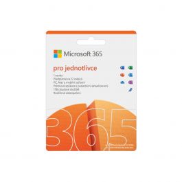 Microsoft 365 pro jednotlivce 1 rok - elektronická licence