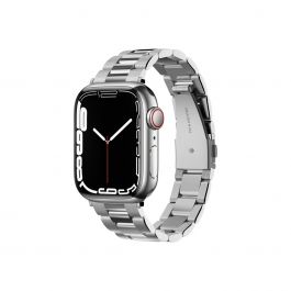 Řemínek pro Apple Watch 38/40/41 mm Spigen Modern Fit Watch Band - stříbrný