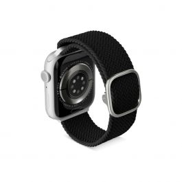 Pletený řemínek Epico Watch Strap Braided pro Apple Watch 42/44/45/49 mm - černý