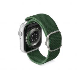 Pletený řemínek Epico Watch Strap Braided pro Apple Watch 42/44/45/49 mm - zelený