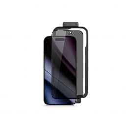 Ochranné sklo s instalačním rámečkem pro iPhone 16 Epico Privacy Glass 3D