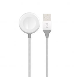 Nabíjecí kabel USB-A pro Apple Watch Epico 1,2m - stříbrný