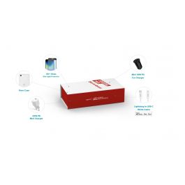 GENERALI PRO balíček pro iPhone 12 / 12 Pro (sklo + obal + 20W adaptér + kabel + autoadaptér)