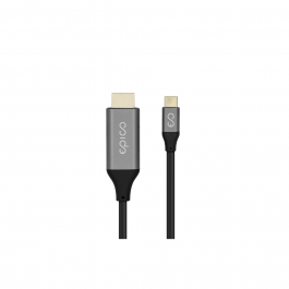 Redukční kabel Epico USB Type-C do HDMI 1.8m (2020) - vesmírně šedý
