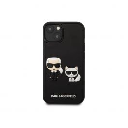 Kryt pro iPhone 13 mini Karl Lagerfeld and Choupette 3D - černý