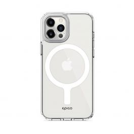 MagSafe kryt na iPhone 12 / 12 Pro Epico Hero Magnetic - průhledný