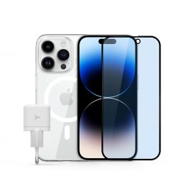 Základní balíček k iPhone 16 Pro Max iSTYLE COMFORT (sklo na displej, ochranný kryt, 20W adaptér)
