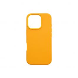 Kožený MagSafe kryt pro iPhone 16 Pro Dviced – oranžový