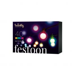 Chytré vánoční LED žárovky Twinkly Festoon 40 diod 20m - vícebarevné