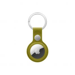 Apple klíčenka z tkaniny FineWoven na AirTag - zelenožlutá